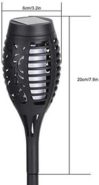 4 Pack Solar Torch Flickering Flame Light Outdoor Landscape Garden Yard Lamp - Image 3