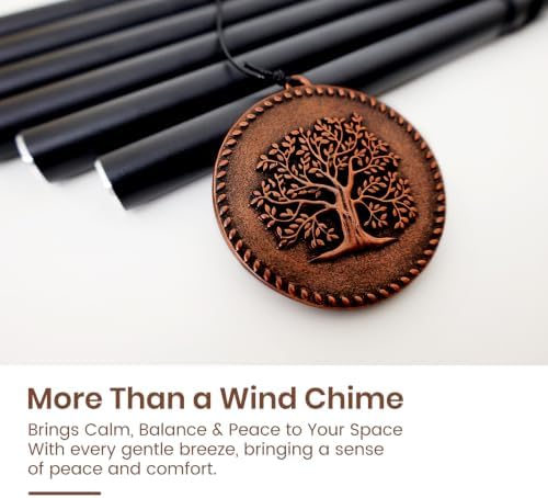37in Wind Chime for Memorial - Tree of Life Metal Wind Chimes for Outside - Image 6