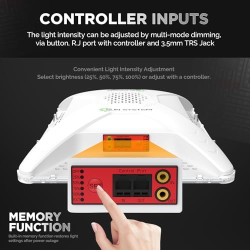 Sun System P4000 HelioGrow LED Grow Light for Indoor Plants - 400 Watt, High Efficiency Full Spectrum Dimmable Diodes, Daisy Chain up to 512 Units, 2 Year Warranty, Mounting Hardware Included - Image 6