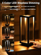 Cordless Table Lamp,Outdoor Rechargeable Table Lamp Waterproof Battery - Image 2
