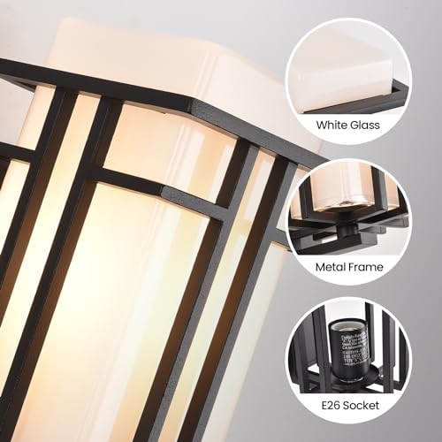 Outdoor Wall Sconce, Anit-Rust Waterproof Exterior Wall Lights - Image 6
