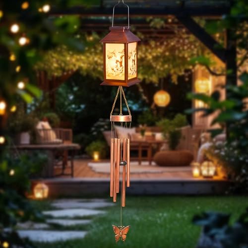Cat Wind Chimes, Solar Cat Lights for Outside, Gifts for Cats Lovers, Birthday Gifts for Women, Mom, Ded, Grandma, Garden Lawn Yard Outdoor Decor Mobiles Wind Chime, Cats Themed Gift - Image 4