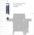 Corinthian Bells by Wind River – 44 inch Midnight Blue Wind Chime for Patio, Backyard, Garden, and Outdoor Decor (Aluminum Chime) Made in the USA - Image 6