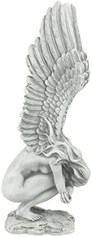 Design Toscano NG33765 Remembrance and Redemption Angel Religious Garden Statue, Medium 15 Inch, Ivory - Image 5