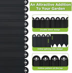 Landscape Edging - 30pcs Plastic Garden Edging,Single Piece Size:11 * 8inch - Image 5