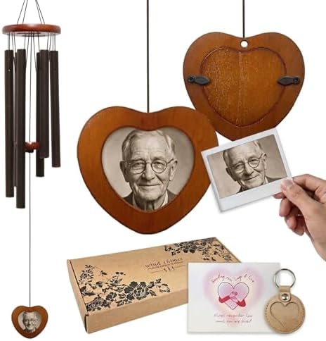 Memorial Wind Chimes for Loss of Loved One, Sympathy Memorial Gifts by LYKO