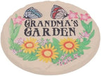 Resin Stepping Stones with Ground Stakes, Round Decorative for Lawn Patio - Image 4
