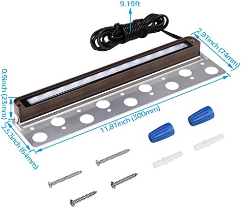 LEONLITE 4-Pack RGBCW 12 Inch LED Hardscape Lighting, Color Changing - Image 6