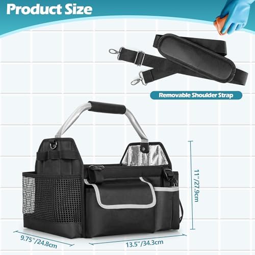 HODRANT Wearable Cleaning Caddy Organizer with Divider & Support Pad - Image 6
