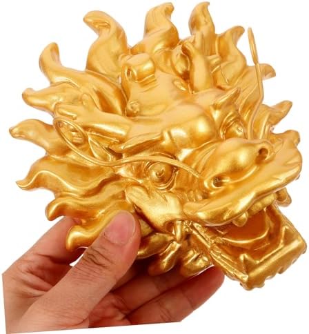 Dragon Head Fountain Wall Mounted Resin Decor for Garden Wall - Image 4