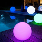 Mr.Go Rechargeable LED Ball Light 12", RGB Color-Changing Globe Orb Lamp - Image 5