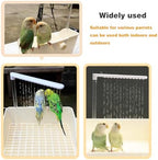 Parrot Bathtub Bird Automatic Bath Shower,Large Bird Shower Fountain Indoor Bathtub with Running Water, Contains USB and Pump,for Pet Birds, African Grey, Cockatiel, Conure, Budgie, Lovebird(White) - Image 6