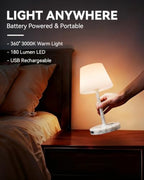 SAIWEYA Outdoor Waterproof Shower Lamp, 8000mAh Rechargeable Bathroom Lamp - Image 5