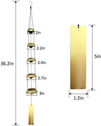 Copper Wind Chimes, Temple Wind Chime,Feng Shui Wind Chimes for Home Yard Outdoor Decoration - Image 4