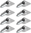 JESLED 8 Pack 4 inch Retaining Wall Lights, Low Voltage Landscape Lighting by JESLED