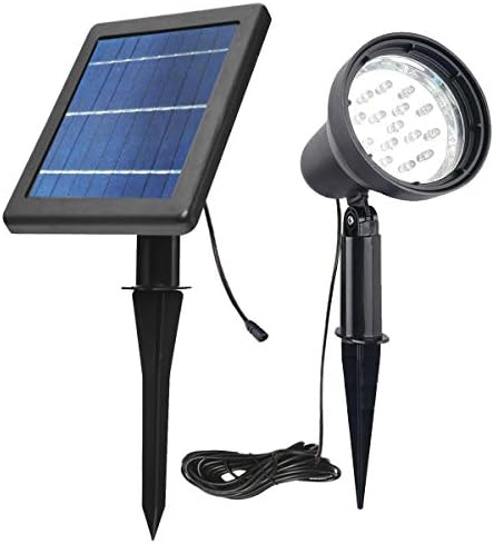 SUNLONG Solar Spot Lights Outdoor Waterproof for Flag Landscape 16.4Ft Wire by MakeYourNightOutstandingatNight