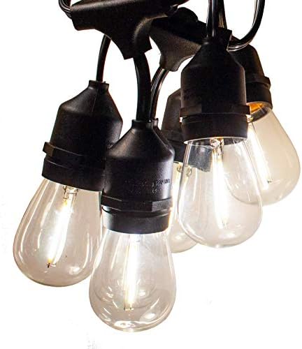 E26 Commercial Suspender Light String with S14 LED Light Bulbs, 100 Foot by HometownEvolutionInc