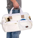 Dickies 16-Inch Durable Canvas Work Bag for Painters, Carpenters, and Builders, Heavy-Duty Zipper, Reinforced Handles, Exterior Pockets, White - Image 7