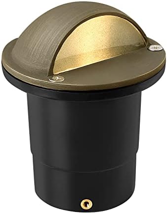Hinkley Hardy Island 16707MZ Eyebrow LED Well Light, Includes Wiring Kit and Anti-Corrosion PVC Burial Sleeve, Matte Bronze by Hinkley
