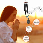 Memorial Wind Chimes for Loss of Loved One, Sympathy Gifts for Loss of Mother/Dad/Husband - Hummingbird Wind Chimes for Outside with Mute Option, Sympathy Wind Chimes 48'' - Image 7