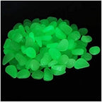 Glowing Stone Green Glowing Pebbles, Glowing Pebbles Glow in The Dark, Garden and Park Decorations, Decorative Resin Gravel for Aquarium Fish Tanks (Size : 300PCS) - Image 2