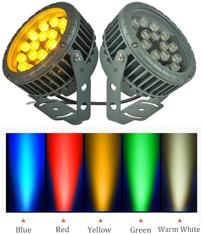 LED Outdoor Spotlight - 12V/24V Waterproof Landscape Light, Color-Changing Flood Light for Garden Pathway Lighting - Image 2