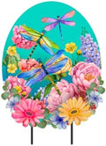 Briarwood Lane Spring Metal Art 26x16 Dragonfly Garden for Spring Metal Art by BriarwoodLane