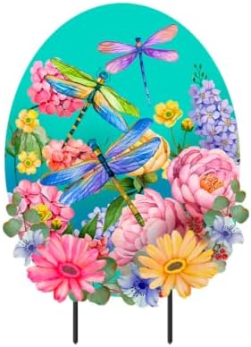Briarwood Lane Spring Metal Art 26x16 Dragonfly Garden for Spring Metal Art by BriarwoodLane