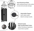 Personalized Sympathy Wind Chimes Outdoor Deep Tone, Memorial Wind Chime for the Loss of a Loved One, in Loving Memory Wind Chime, Bereavement Gift/Memorial Gift for Condolence - Image 4