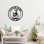 Personalized Goat Metal Name Sign，Custom Goat Metal Decor,Goat Farm Metal Wall Art,Farmhouse Animal Decor,Funny Bathroom Signs,Housewarming Gift - Image 3