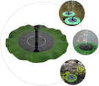 Solar Bird Bath Fountain Floating Lotus-Leaf Solar Water Fountain with Nozzle for Garden Pond Decoration Outdoor Pump - Image 4