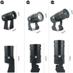 LED Beam Spotlight, 1/2PCS Ground Spotlight Lights, IP67 Waterproof Wall Washer LED Beam Spotlight,Outdoor Buried Long Throw Narrow Beam Lights，White 3W(12V) - Image 2