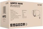 Nuvo Lighting 62/1203 LED Landscape Flood Fixture, Dark Gray, 9W, 120V, 3000 Kelvin Temp, 900 Lumens Output, 50000 Average Rated Hours, Circular LED Module Bulb, Rugged Construction 6.25 in - Image 5