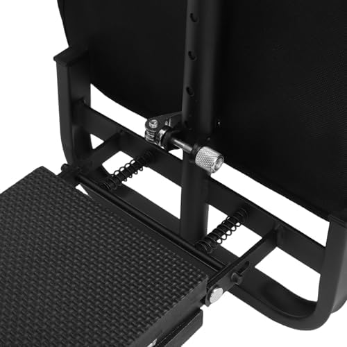 Tnfeeon Upgraded Wide Garden Kneeler and Seat with 2 Tool Pouches, Workseats 2 Tool Pouches, 10.6 Inch Width Foldable Stool Bench Kneeling Sitting Support 400 Lbs Gardeners Seniors (Black) - Image 7