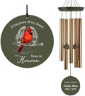 Personalized Cardinal Memorial Wind Chimes Lives in Heaven by ExtrabilyOfficial