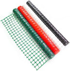 PotatoLife 2'x25' Plastic Mesh Fence for Garden with 50 Zip Ties, Green - Image 5