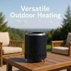 Tabletop Fire Pit for Outdoor Camping and Picnics, Black Stainless Steel Wood Burning Fireplace, 5.9 x 7.9 x 5.9 in Smokeless Firewood Stove, Portable Mini Fire Bowl for Backyard - Image 6