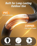 60FT Outdoor String Lights with Remote, LED Patio Lights with20+1 Waterproof S11 Bulbs, Outside Dimmable 2700K Warm White, Timer & 3 Modes,for Backyard Garden Deck Porch Balcony Gazebo Party Decor - Image 6