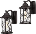 zeyu Oil Rubbed Bronze 2-Pack 12-Inch Exterior Wall Sconce, ZX48BWG-2PK ORB by ZEYU