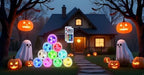 Christmas Led Lights with Remote Battery Operated Color Changing Led Tea Light with Mini Hanging, for Christmas Tree vase Decor(10 Lights+2 remotes) by Mata+Leon