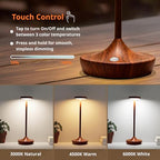 2 Pack Cordless Table Lamps, Rechargeable 6000mAh, 72H Runtime, Waterproof - Image 3