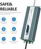 LED-Driver Waterproof 12V 100W: AC100-264V to 12V DC 8.3A IP67 - Image 4