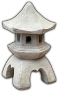 Oriental Lantern Outdoor Statue Concrete Pagoda Japanese Sculpture Asian Stone Ornament Lawn Figurine Yard Cement Statuary Zen Garden Oriental Set Decoration by Unknown
