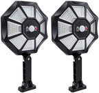 Luocute Solar Lights Outdoor, 3 Modes Motion Sensor Spotlights with 168 LED Beads 6500K for Yard Garden Driveway, Waterproofing Outdoor Lights Solar Powered for Patio Lawn Backyard by Unknown