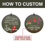 Personalized Memorial Wind Chimes Cardinal Sympathy Gifts - Image 2