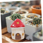 BESPORTBLE 4pcs Miniature Fairy Garden Accessories Set Micro Landscape Decor Flower and Leaf Figurines for Indoor Decoration - Image 4