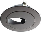 Elco Lighting 4” Low Voltage Adjustable Slot Aperture Trim, MR16, GU10 Halogen, Bronze by ELCOLighting