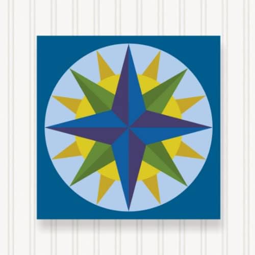 BARN Quilt Block Outdoor Square BQ029 | 6 Sizes | Outside Pattern | Wall Art | Yard Art | Barn Quilt Sign | Farm Quilt Design (23.5" x 23.5" 1 Sided) by SignStuffInc