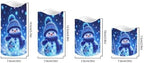 Snowman LED Flameless Candles Set of 4 - Image 2