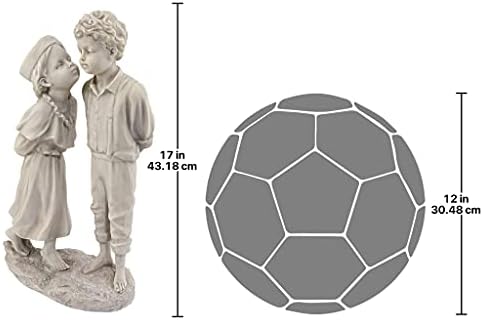 Design Toscano Love Children Garden Statue, Antique Stone - Image 4